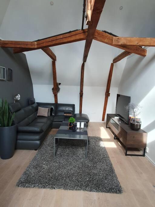 Modern Loftsleilighet 프레드릭스타드 외부 사진
