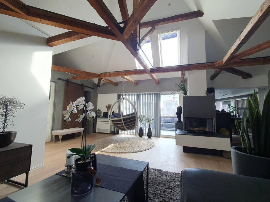 Modern Loftsleilighet 프레드릭스타드 외부 사진